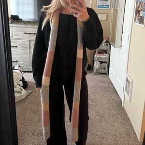 Free People Carina Swirl Color-block Scarf